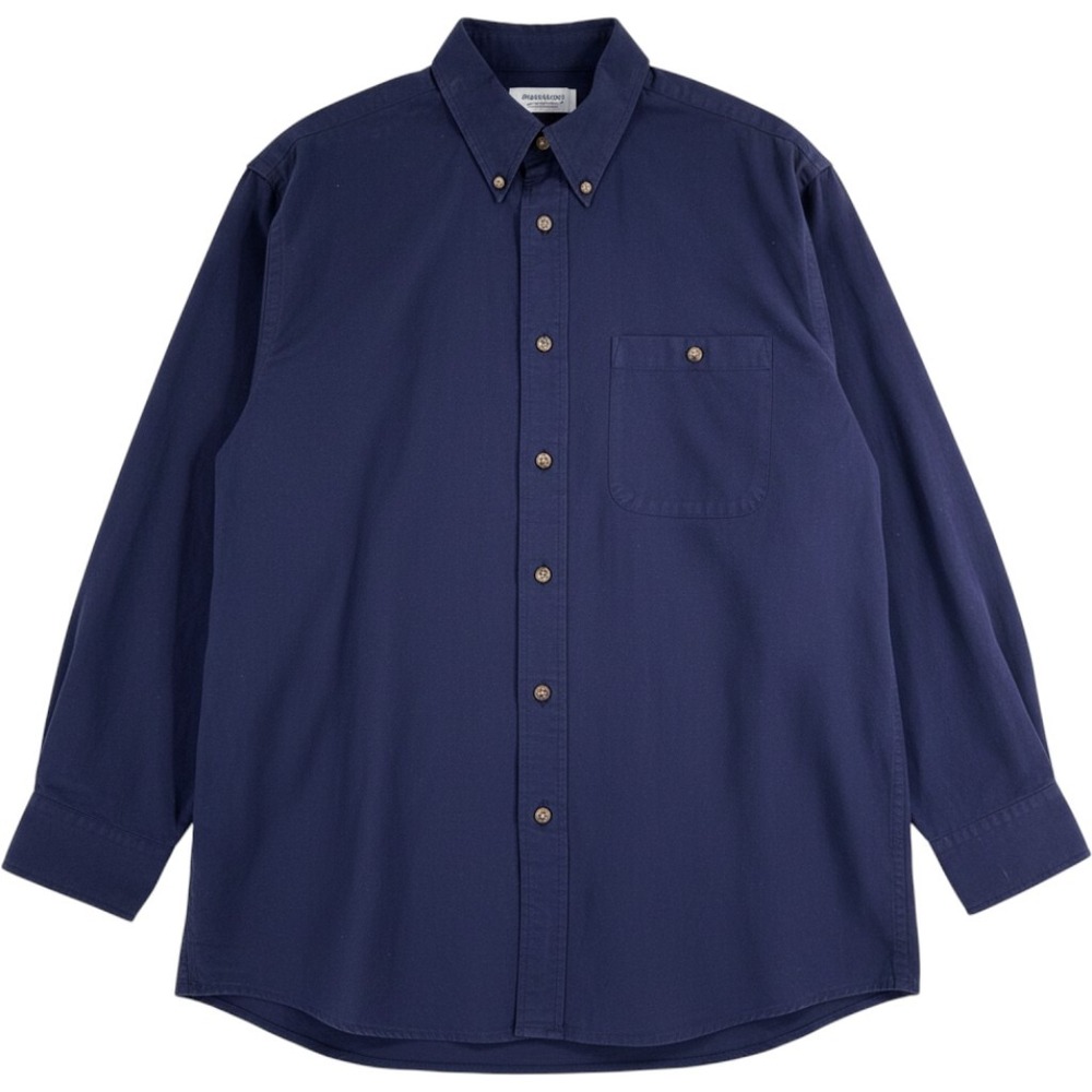 Orvis Sporting Traditions Button Down Shirt Men's L Navy Gorpcore Dadcore VGUC
